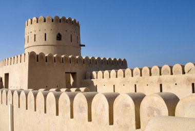 Fort of Sur, Oman. Middle East clipart
