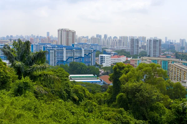 Top view of Singapore City — Stock Photo, Image