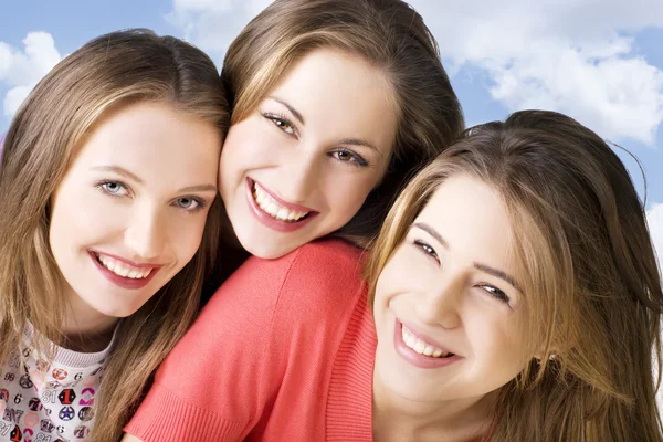 Group of happy friends — Stock Photo, Image