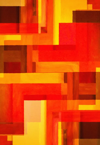 Kolorowy malowane bloku wzór — Zdjęcie stockowe