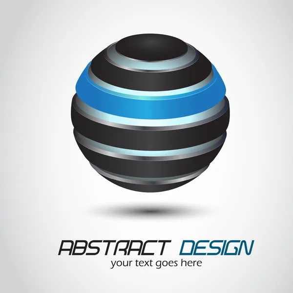 Design astratto, sfera lucida. vettoriale eps 10 — Vettoriale Stock