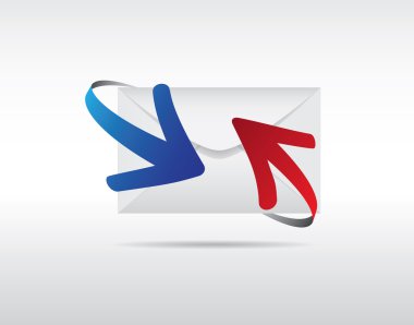 E-mail icon. Vector clipart