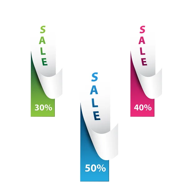 50 % prodej procentech popisek — Stockový vektor