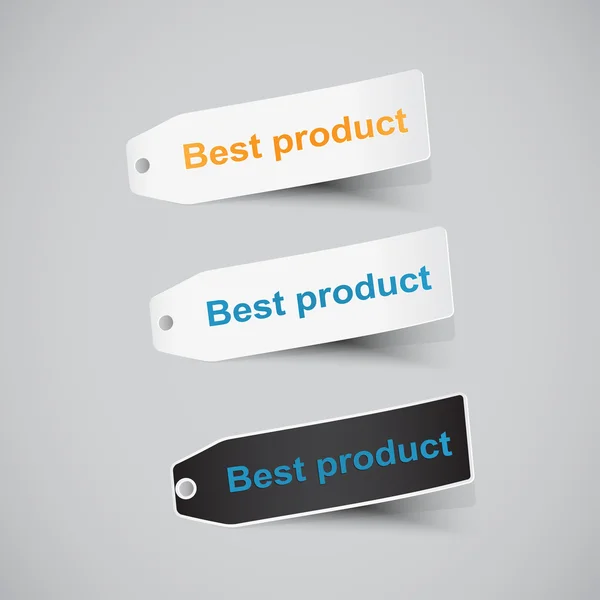 Best product labels. Vector — Stock Vector