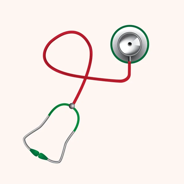 Stethoscoop pictogram — Stockvector