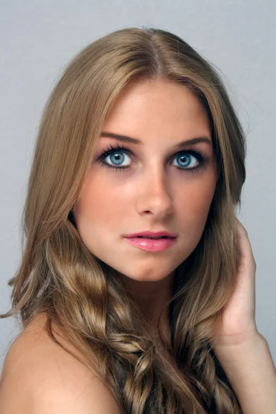 Beautiful Young Blonde, Headshot (3) — Stock Photo, Image