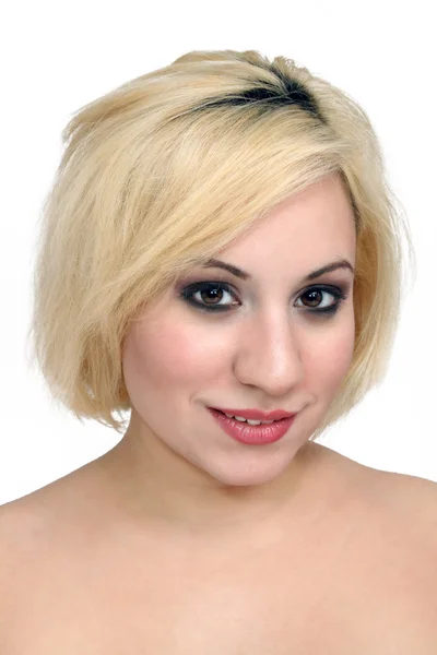 Krásná blondýna Headshot (1) — Stock fotografie