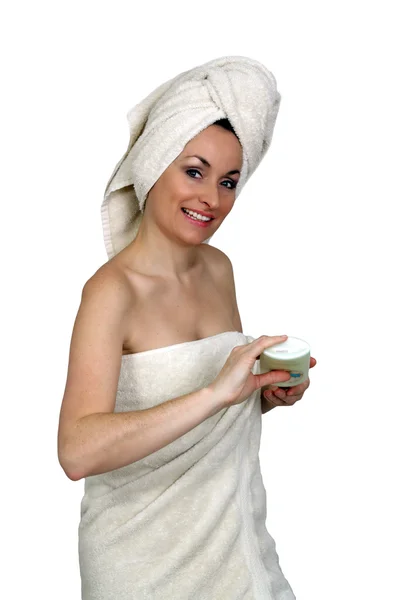 Mulher bonita do banho-n-corpo (3 ) — Fotografia de Stock