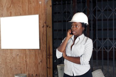 Lovely Female Construction Admin (1) clipart