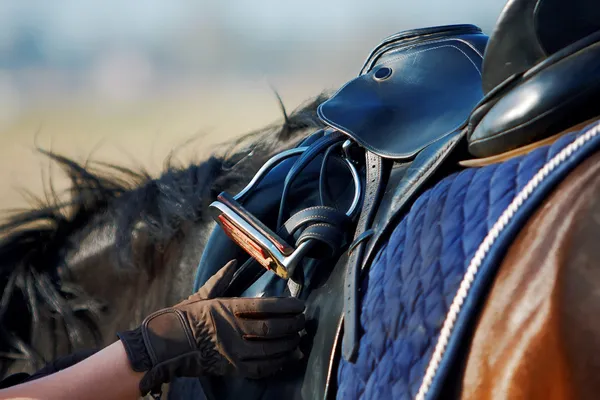 stock image Saddle with stirrups