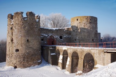 Kış aylarında eski kale