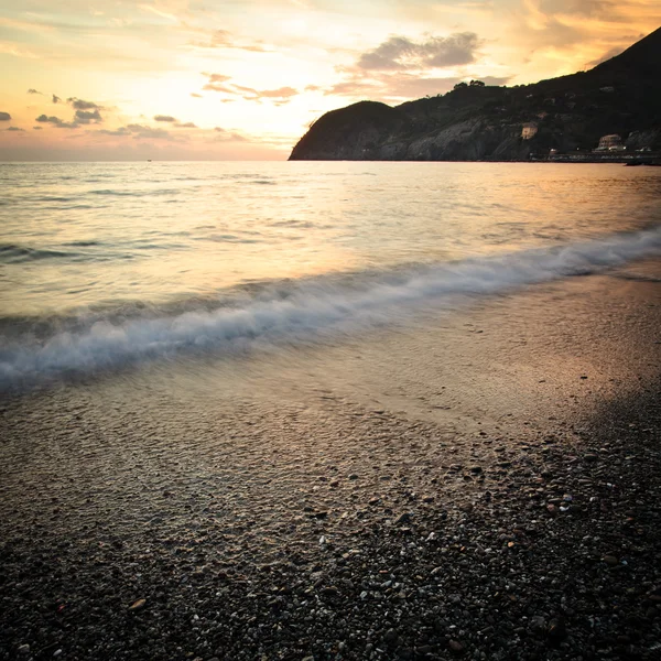 地中海の海に沈む夕日 — ストック写真