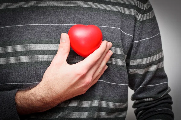 Heart in a hand — Stock Photo, Image