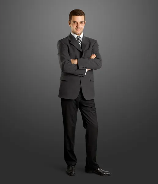 Businessman In Suit Full Length Royalty Free Stock Images