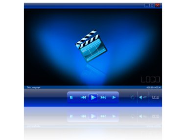 video player clipart