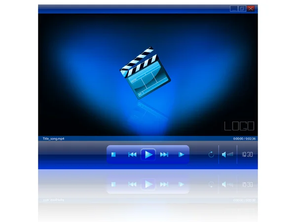 Video player — Stock Vector