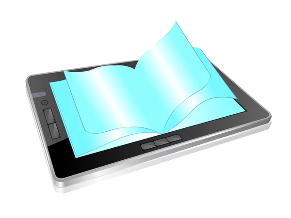 Tableta digital — Vector de stock