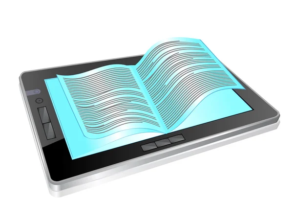 Tableta digital — Vector de stock