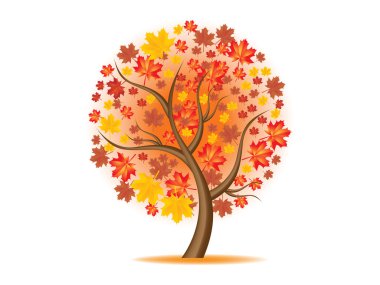 Autumn tree clipart