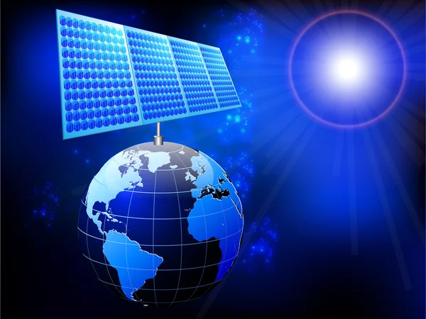 Панелі сонячних батарей — стоковий вектор