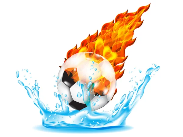 Fotbalový míč Stock Ilustrace