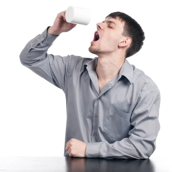 stock image Emotional Business man