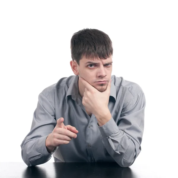 Emotional Business man — Stock Photo, Image