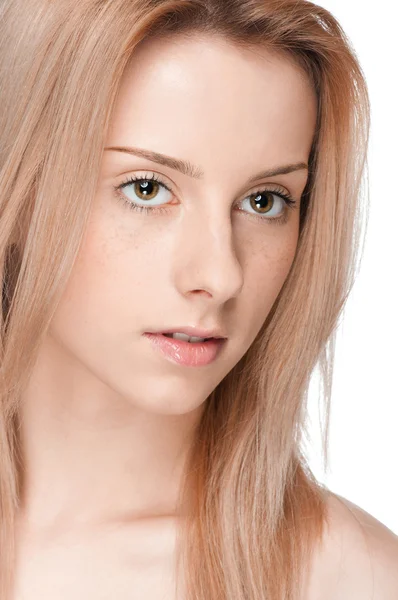 stock image Portrait of young woman with perfect skin