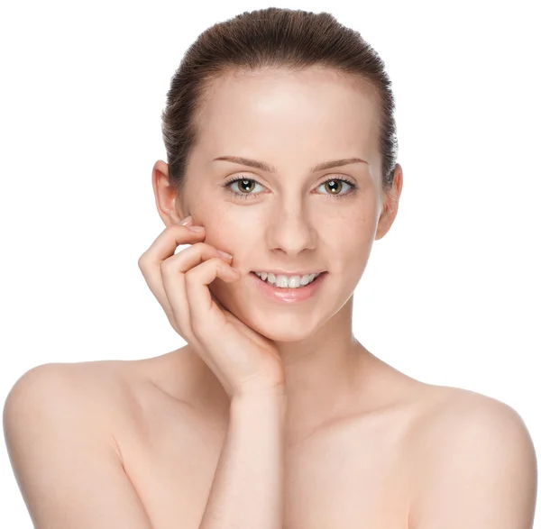 Portrait of young woman with perfect skin Stock Image