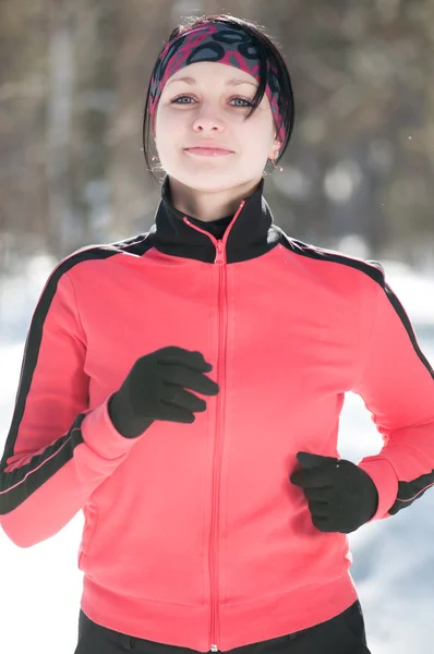 Vinterlöpning — Stockfoto