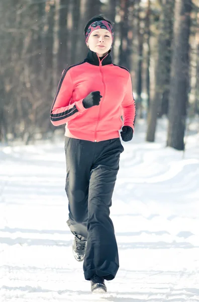 Kış Koşusu — Stok fotoğraf