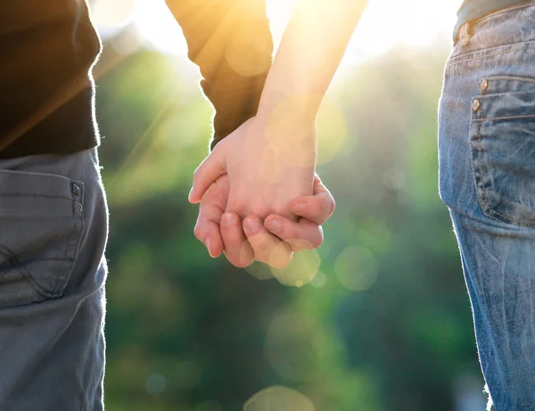 Concept of friendship and love of man and woman — Stock Photo, Image