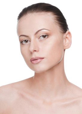 mükemmel bir cilt genç kadının portresi