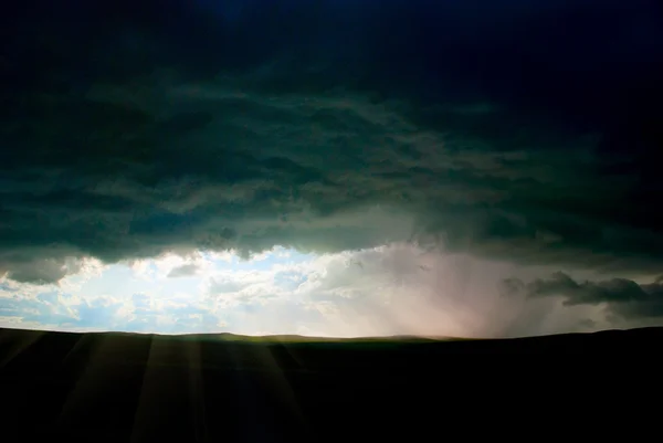 Stock image Storm clouds and thunders