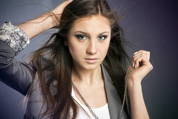 stock image Beautiful young woman