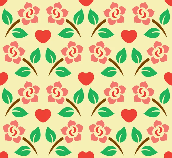 Flower Decoration Pattern 4 — Stock Vector