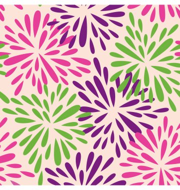 Flower Burst Patternq clipart