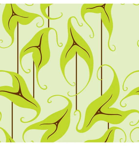Дикі Leaf візерунком — стоковий вектор
