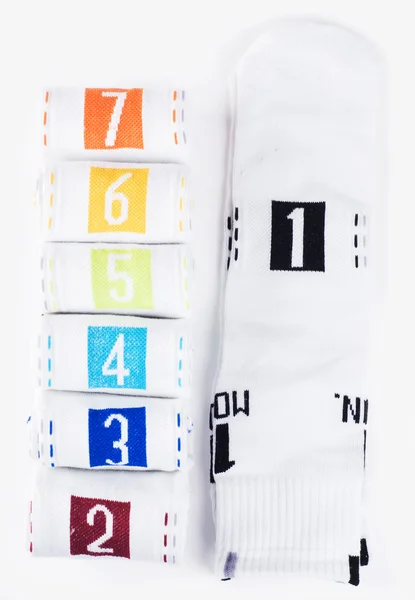 Seven socks — Stock Photo, Image