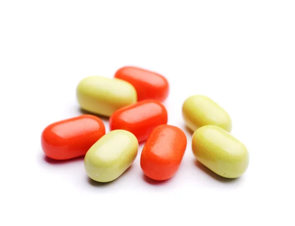 Red and green Pills — Stock Photo, Image