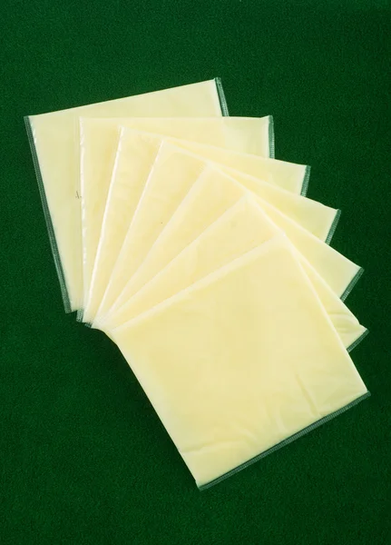 Négyzet alakú sajt — Stock Fotó