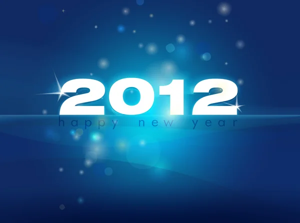 Illustrazione della carta di Capodanno 2012 — Foto Stock