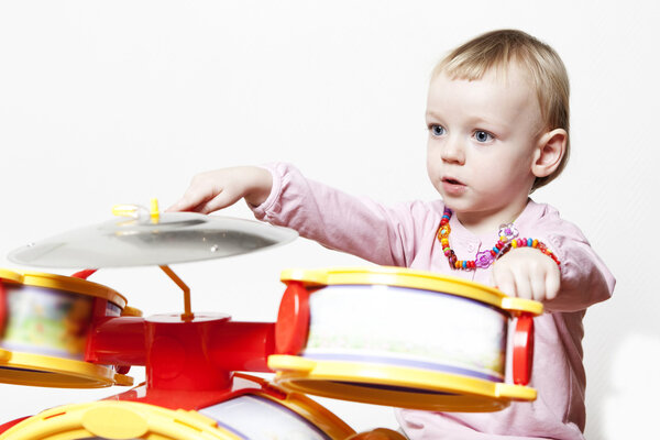 Creative baby play drums