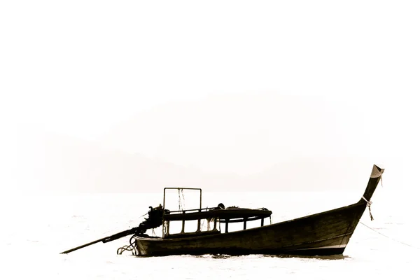 Boot in zee — Stockfoto