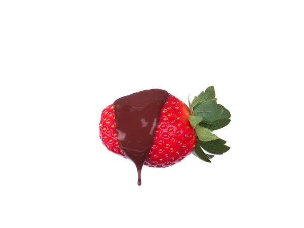 Jordgubbe choklad — Stockfoto
