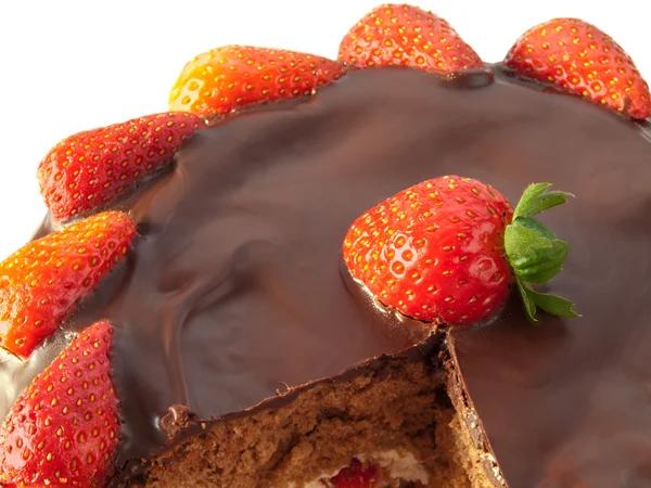 비스킷 초콜릿 케이크 — 스톡 사진