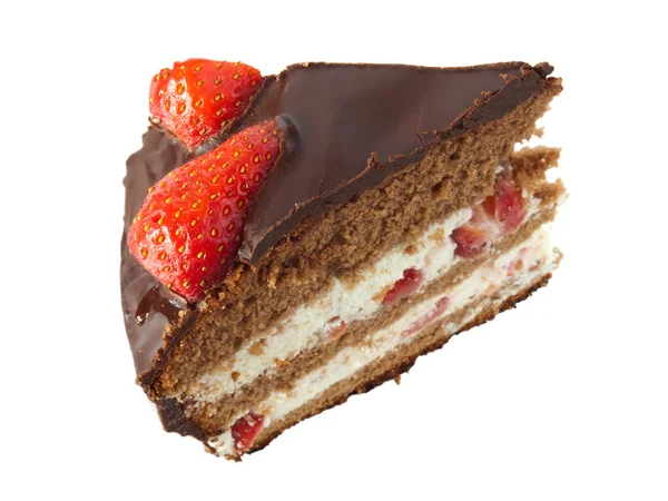Čokoládové sušenky dort — Stock fotografie