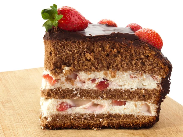 チョコレート ビスケットのケーキ — ストック写真