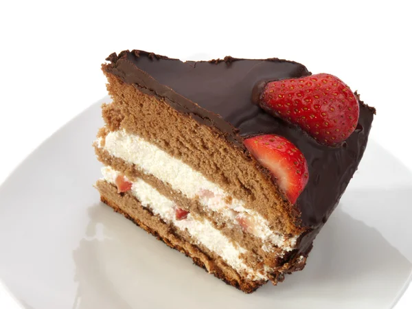 Çikolatalı bisküvi kek — Stok fotoğraf