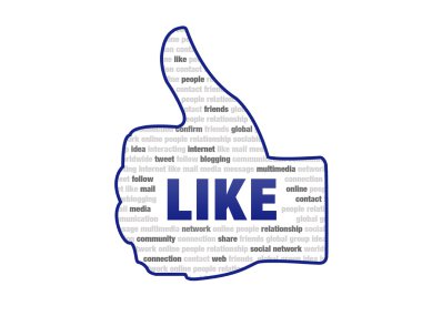 Like symbol - Thumb Up clipart